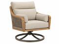Drehsessel 83 x 88 x 92 cm aus Holz und Textil in Beige mit Drehfunktion